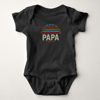 伝説PAPA神話の男 ベビーボディスーツ