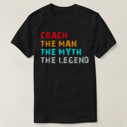 伝説Tシャツの男をコーチする Tシャツ (デザイン正面)