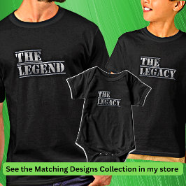 伝説The Legacy Father Son Matching Set Tシャツ