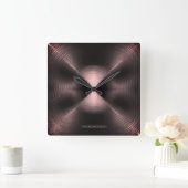 伝送1c スクエア壁時計 (ホーム)