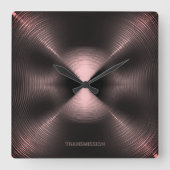 伝送1c スクエア壁時計 (正面)