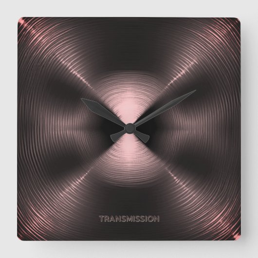 伝送1c スクエア壁時計 (正面)
