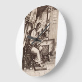 伝道者と使徒の聖ルカ ラージ壁時計 (傾斜)