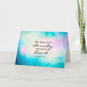 伝道者の書 3:11 彼は永遠を人の心に置かれた カード (正面)