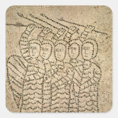 伝道者の聖ヨハネの舗装 スクエアシール (正面)