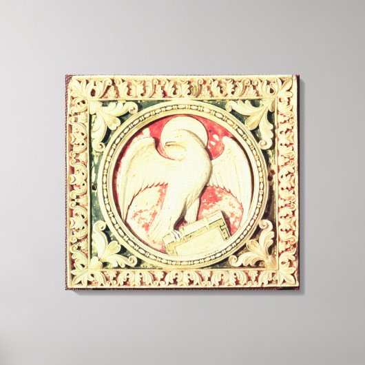 伝道者の聖ヨハネの象徴 キャンバスプリント (正面)