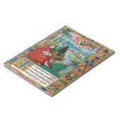 伝道者の聖ヨハネ – 中世の写本 ノートブック (左側)