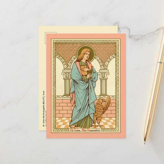 伝道者の聖ヨハネ(RLS 07) ポストカード (正面/裏面インサイチュ)