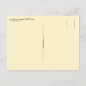 伝道者の聖ヨハネ(RLS 07) ポストカード (裏面)