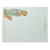 伝道者の聖ヨハネ(RLS 07) 8.5"x11" ノートパッド (正面)