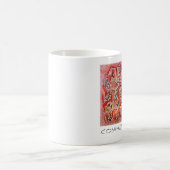 伝達し合って下さい コーヒーマグカップ (中央)