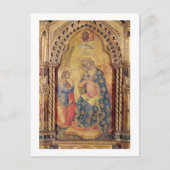 伝達（多翼祭壇画の一部） （板上の油彩) ポストカード (正面)