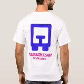 伝達Tシャツ Tシャツ (裏面)