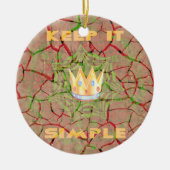 伯名又田 セラミックオーナメント (正面)