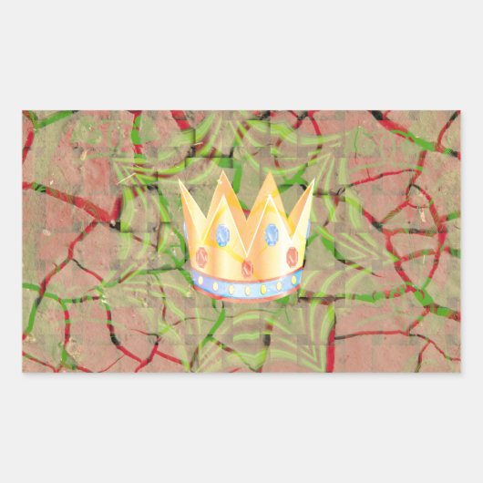 伯名又田 長方形シール (正面)