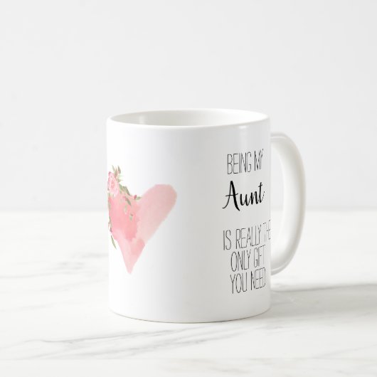 伯母が唯一必要な贈り物だ コーヒーマグカップ (正面右)