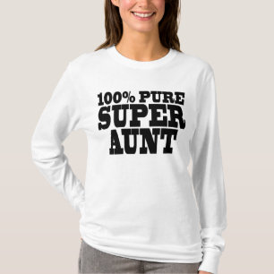 伯母さんの誕生会: 100%の純粋なすごい叔母さん Tシャツ