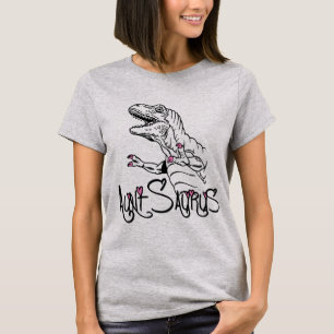 伯母さんギフトSaurus Dinosaur T-Shirtおもしろいな叔母さん Tシャツ
