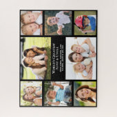 伯母8フォトコラージュ ジグソーパズル (縦)