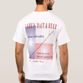 伯爵の餌及びビール Tシャツ (裏面)