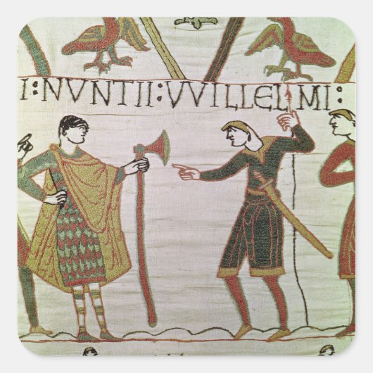 伯爵を見つけ来るウィリアム公の使者 スクエアシール (正面)