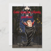 伯爵ドラキュラキャッスルヴァンパイアハロウィーン 招待状 (正面)