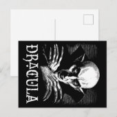 伯爵ドラキュラハロウィンヴァンパイア ポストカード (正面/裏面)