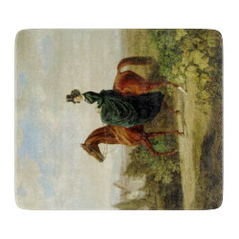 伯爵乗馬(茶色エレガントの馬) カッティングボード