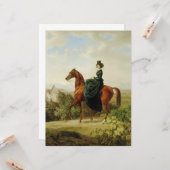 伯爵乗馬(茶色エレガントの馬) カード (正面/裏面インサイチュ)