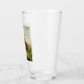 伯爵乗馬(茶色エレガントの馬) タンブラーグラス (左)