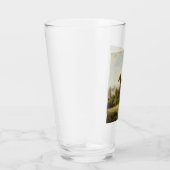 伯爵乗馬(茶色エレガントの馬) タンブラーグラス (右)