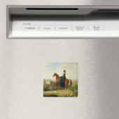 伯爵乗馬(茶色エレガントの馬) マグネット (インサイチュ (食洗機))