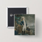 伯爵夫人de La Fayetteのポートレート 缶バッジ (正面&裏面)