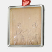 伯爵婦人のチャールズd'Agoultおよび彼女の娘 メタルオーナメント (左)