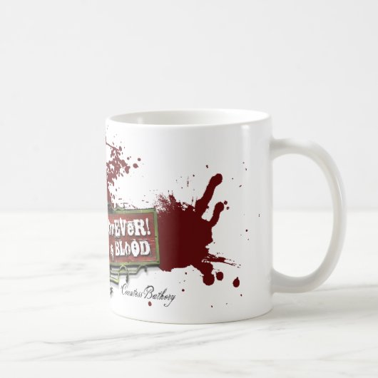 伯爵婦人のBathoryのソックスのパペット コーヒーマグカップ (右)