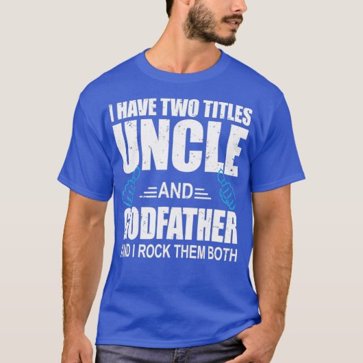 伯父と伯父のギフトを2つ持っている Tシャツ (正面)