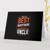 伯父に昇進最高のするのは兄弟だけだ カード (黄色い花)