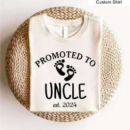 伯父に昇進/妊娠の発表ホワイト Tシャツ