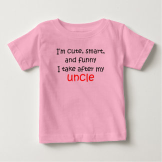 伯父の後を引く ベビーTシャツ