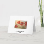 伯父の手形カード カード (裏面)