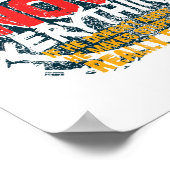 伯父は父おもしろい父の日GIFを知っている ポスター (角)