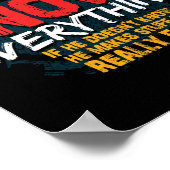 伯父は父おもしろい父の日GIFを知っている ポスター (角)