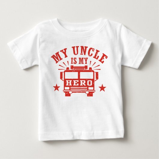 伯父は私のヒーロー ベビーTシャツ (正面)