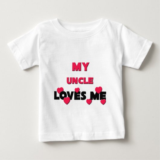 伯父は私を愛している ベビーTシャツ (正面)
