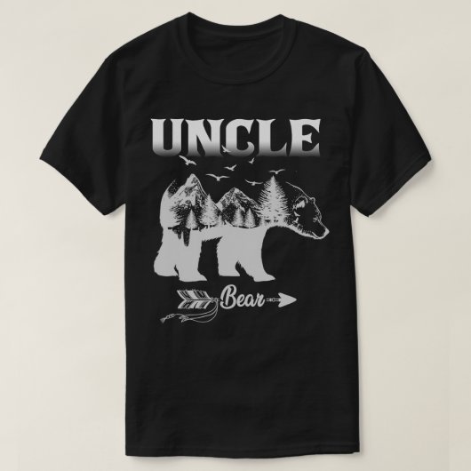 伯父ベアーファーズデイメンズギフト Tシャツ (デザイン正面)