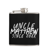 伯父モダンさんグランジは白黒クールだ フラスク (正面)