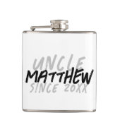 伯父モダンさんグランジは白黒クールだ フラスク (正面)