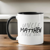 伯父モダンさんグランジは白黒クールだ マグカップ