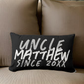 伯父モダンさんグランジは白黒クールだ ランバークッション