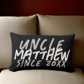 伯父モダンさんグランジは白黒クールだ ランバークッション